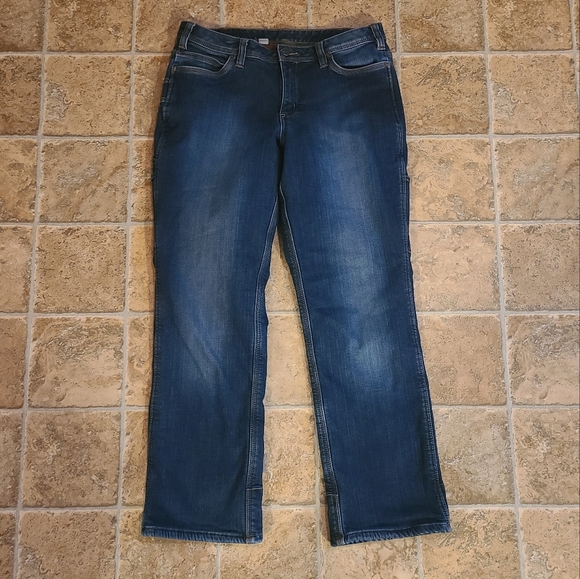 Womens Carhartt Fleece Lined Flex Jeans 